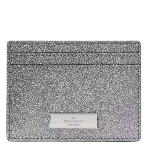 KATE SPADE Boxed Glitter Small Cardholder NWT - Picture 4 of 5